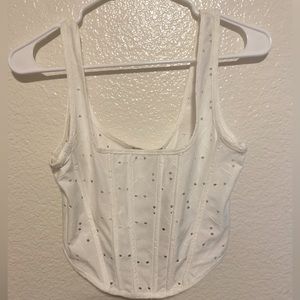 Zara corset top